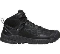 Outdoorschuh KEEN "NXIS EVO MID WP" Gr. 42, schwarz (triple black) Schuhe Herren wasserdicht (70960452-42)