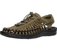 KEEN Herren Uneek Sandalen, Dark Olive/Black, 43 EU