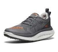 KEEN Herren Wk400 Performance Waterproof WalkingBlack/Black, Steel Grey Scarlet Ibis, 42.5 EU