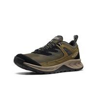 KEEN Hightrail Herren-Wanderschuhe, niedrige Höhe, langlebig, leicht, atmungsaktiv, Leder, wasserdicht, Forest Night/Dark Olive, 44.5 EU