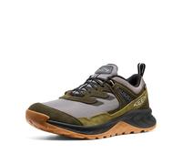 KEEN Hightrail Herren-Wanderschuhe, niedrige Höhe, langlebig, leicht, atmungsaktiv, Leder, wasserdicht, Stahlgrau/Forest Night, 46 EU