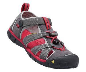 KEEN Jungen Kleinkind Outdoor-Sandalen "Seacamp II CNX" (1014123) 25-26 MAGNET/RACING RED