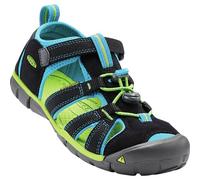 KEEN Jungen Outdoor Sandalen "Seacamp II CNX" (1016426) 8 BLACK/BLUE DANUBE