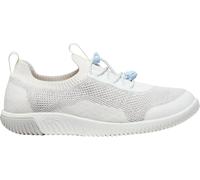 Keen Keen Kid's KNX Knit Lace Sneaker Star White/Skyway 34