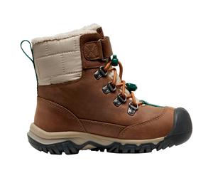 Keen - Kid's Kanibou WP - Winterschuhe, Gr. 27-28, braun (DarkEarth/RoastedPecan)