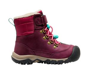 Keen - Kid's Kanibou WP - Winterschuhe, Gr. 31, rot (Fig/PinkLemonade)