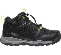 Keen Kids' Wanduro Waterproof Boot Black-Silver 32/33