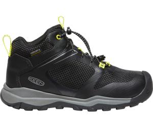 Keen Kids' Wanduro Waterproof Boot Black-Silver 32/33