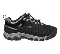 KEEN Unisex-Child Targhee 4 Low Waterproof Hiking Shoes, Black/Steel Grey, 35