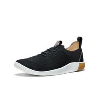 KEEN Knx Damen-Sneaker mit Schnürung, leicht, Barfuß-Gefühl, Schwarz, Weiß (Black/Star White), 41 EU