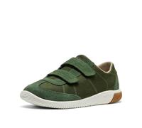 KEEN Knx T-Toe Unisex-Kinder-Sneaker, leicht, Doppelriemen, Barfußgefühl, Bronzegrün/Sternweiß, 6 Big Kid