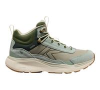 Keen Leiki Leather Mid WP Damen Wanderschuhe gruen Größe 42 Lifestyle Wasserdicht
