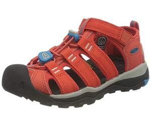 KEEN Little Kid's Newport Neo H2 Closed Toe Water Sandal, Orange/Vivid Blue, 29 LK (Little Kid)