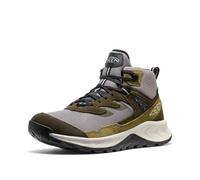 KEEN Men's Hightrail Mid Waterproof Hiking Boots, Steel Grey/ForeST Night, 46