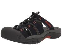KEEN Men's Newport Closed Toe Slip on Slide Sandals, Sky Captain/Bombay Brown, 45 EU