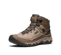 KEEN Men's Targhee 4 Mid Height Durable Comfortable Waterproof Hiking Boot, Brindle/Kantine, 40.5 EU