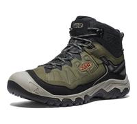 KEEN Targhee 4 Herren-Wanderstiefel, mittelhoch, langlebig, bequem, wasserdicht, Dark Olive/Gold Flame, 45 EU