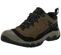 KEEN Targhee 4 Herren-Wanderschuh, niedrige Höhe, langlebig, bequem, wasserdicht, Dark Olive/Gold Flame, 42 EU