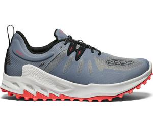 Keen Men's Zionic Waterproof Hiking Shoe Steel Grey/Poppy Red 44.5