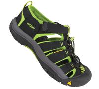 KEEN Unisex Kinder NEWPORT H2 Sandale SCHWARZ/LIMONENGRÜN 29