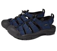 KEEN Newport Herren Canvas Geschlossene Zehensandalen, Marineblau/Marineblau, 43 EU