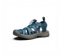 KEEN Damen Sandalen Whisper – Grau / Medium Grey / Peacock Green – 38 EU