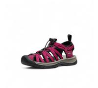 Keen Sandale Whisper (wasserdicht, Schnellschnürsystem, für leichte Wanderungen) magenta/schwarz Damen, Größe Euro (US) 40,5 (10)