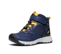 KEEN Skua Mid Waterproof Wanderstiefel, Naval Academy/Yolk Yellow, 31 EU