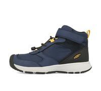 Keen Skua Mid WP Y Kinderschuh Navy Academy Yolk Yellow - Blau / EUR 36