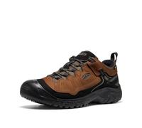 KEEN Targhee 4 Herren-Wanderschuhe, niedrige Höhe, langlebig, bequem, wasserdicht, Schwarz/Schwarz/Schwarz, 44 EU