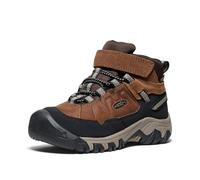 KEEN Unisex Kid's Targhee 4 Mid Waterproof Hiking Boots, Bison Brindle, 11 UK Child