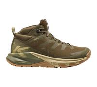 Outdoorschuh KEEN "TARGHEE APEX MID WP", Herren, Gr. 42, schwarz olive, khaki, Textil, Schuhe Outdoorschuh, wasserdichter und atmungsaktiver Wanderschuh (59377946-42) schwarz olive, khaki