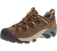 KEEN Targhee II Wanderschuh für Herren, niedrige Höhe, wasserdicht, Cascade Brown/Golden Yellow, 45 EU