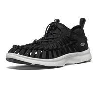 KEEN Uneek O3 Damen-Sneaker, atmungsaktiv, zwei Kordeln, bequeme Passform, Schwarz, Weiß (Black/Star White), 6