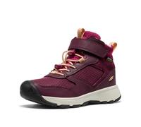 KEEN Kinder-Wanderschuhe Skua Mid WP wasserdicht Gr. 37 Lila/Rot (Fig/PeachFuzz)