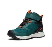 Keen - Youth's Skua Mid WP - Wanderschuhe, Gr. 38, schwarz (PonderosaPine/GoldFlame)