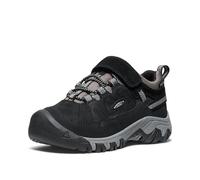 KEEN Targhee 4 Low Waterproof Wanderschuhe, Black/Steel Grey, 31 EU