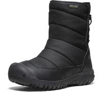 KEEN Unisex Kinder Puffrider Wasserdichter Schneestiefel, Black Steel Grey, 32/33 EU