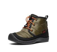 KEEN Howser 2 Waterproof Chukka Boots, Dark Olive/Gold Flame, 35 EU