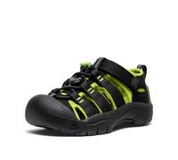 KEEN Unisex Kinder NEWPORT H2 Sandale SCHWARZ/LIMONENGRÜN 25/26