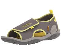 KEEN Unisex Kinder-Sandale Knotch River mit offenem Zehenbereich, Nachtkerze, Stahlgrau, 27/28 EU