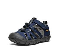 Sandale KEEN "SEACAMP II CNX", Kinder, Gr. 27/28, naval academy, drizzle, Synthetik, Schuhe Sandale (96792352-27) naval academy, drizzle