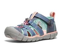 KEEN Unisex Kinder seacamp 2 cnx Sandalen, Flint Stone Ocean Wave, 35 EU