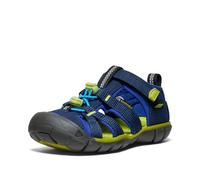 KEEN Unisex Kinder Seacamp II CNX Sandale, Naval Academy Chartreuse, 32/33 EU