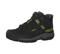 KEEN Unisex Kinder Targhee Mid Waterproof Wanderstiefel, Black Steel Grey, 32 EU