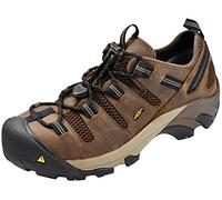 KEEN Utility Men's Atlanta Cool Industrial Shoe, Cascade Brown/Forest Night, 9.5 Wide