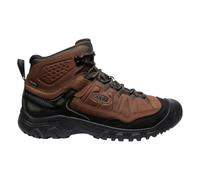 Keen Wanderschuhe Targhee IV Mid Wide WP (Nubukleder, wasserdicht, weit) braun/schwarz Herren, Größe Euro (US) 45 (11,5)