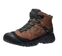 Keen Wanderschuhe Targhee IV Mid WP (Nubukleder, wasserdicht) braun/schwarz Herren, Größe Euro (US) 43 (10)