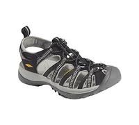 KEEN Whisper Damensandalen, Schwarz (Schwarz/Neutral Grau), 37 EU