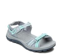 KEEN Women Terradora II Open Toe Sandal, 10.0US Women/40.5 EU, Light Gray/Ocean Wave
